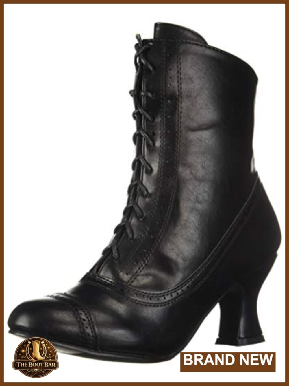 Mid-Calf Bootie with Block Heel and Round Toe - Fall Style